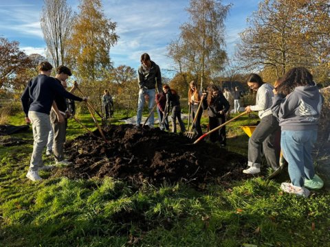 MBE uitwissling Italie¨ in NL Sophias tuin